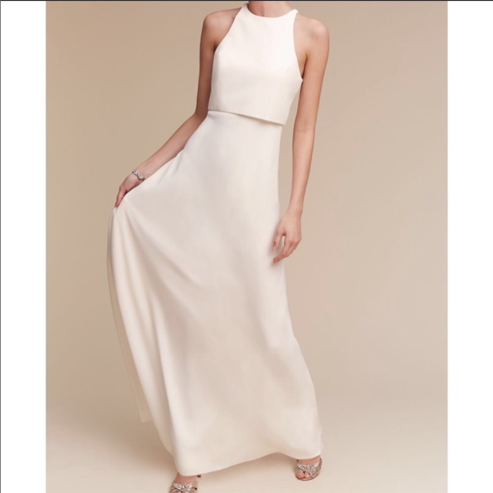 Jill Stuart BHLDN Iva Crepe Maxi